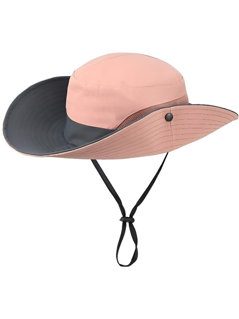 Women's Outdoor UV-Protection-Foldable Sun-Hats Mesh Wide-Brim Beach Hat